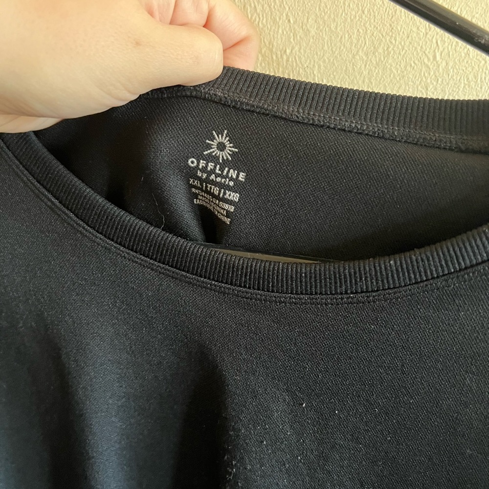 Aerie seamless black top - Picture 3 of 3